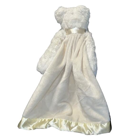 Bearington Baby Lovey Bear Plush Security Blanket Ribbon Nursery Shower Gift 15" - Picture 7 of 11